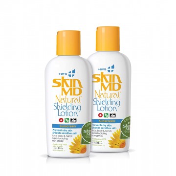 SKIN MD NATURAL SHIELDING LOTION + SPF (100ML) VALUE PACK OF 2 - NOW $39.90 UP $63.80