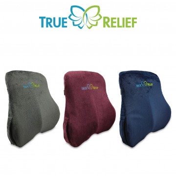 True Relief Memory Foam Ortho-Back & Lumbar Support (Available in 3 Colours)